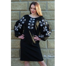 Embroidered dress "Stylish Geometry"